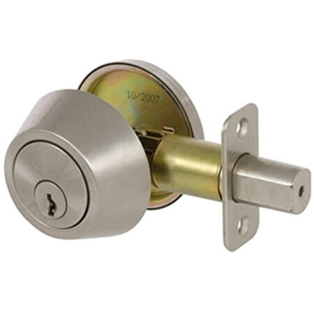 Propation Single Cylinder Deadbolt Satin Nickel View Pack PR3982866