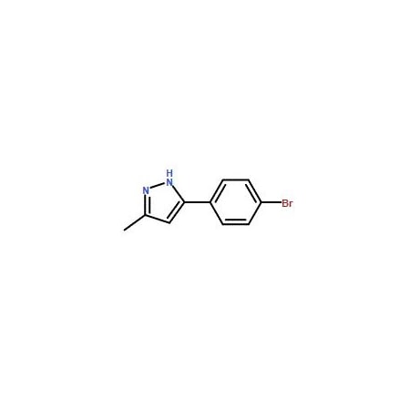 Ak Scientific 5-(4-Bromophenyl)-3-methyl-1H-pyrazole (1g), CAS 948293-34-3 5705AH-1g