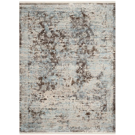 Safavieh 4 x 6 ft. Small Rectangle Vintage Persian Power Loomed Rug, Brown & Light Blue VTP417T-4