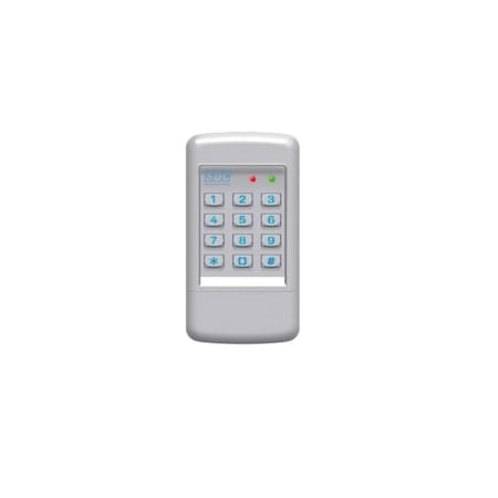 Security Door Controls Digital Weatherized Keypad, 500 User, 1-6 Digit Pin, Surface Mount, 3inx5 3/4inx1 7/16in, Aluminum 920