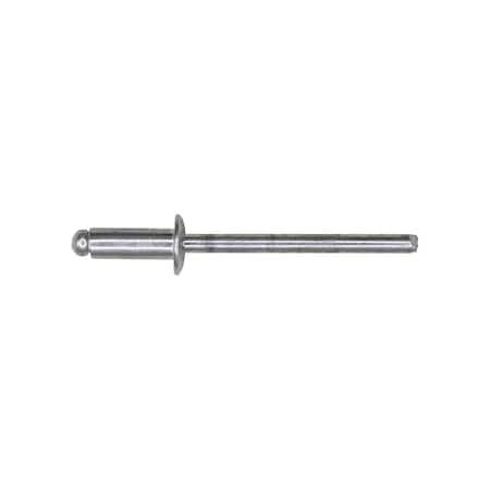 Auveco Aluminum Rivet 5/32in Diameter 3/16 1/4 Grip, 100PK 18729