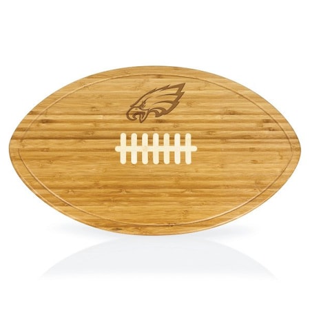 Picnic Time Family Of Brands NFL Philadelphia Eagles - Kickoff Football Cutting Board & Serving Tray 908-00-505-243-2