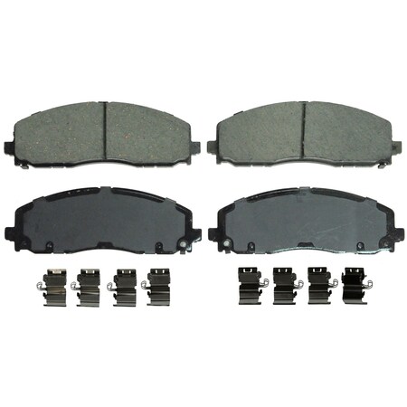 Wagner Brake QuickStop Front Disc Brake Pad Set Ceramic,  ZD1589