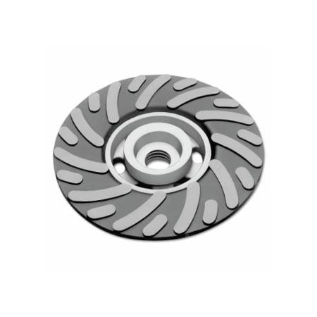 Spiralcool Backing Pad, 4-1/2 dia, 5/8 in Arbor Hole 675-F425-5/8SB