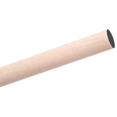 Waddell Dowel Rod, 1/8 in Dia, 36 in L, Hardwood 6302UB