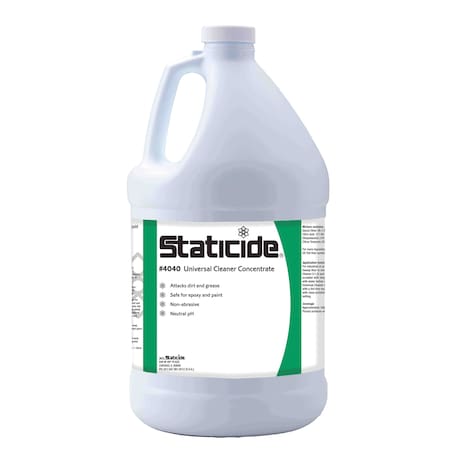 Acl Staticide Floor Cleaner, 1 gal, Unscented 4040-1
