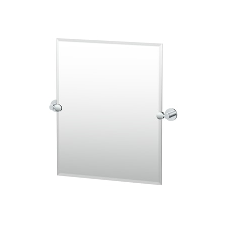 Gatco Reveal 24" Frameless Rectangle Mirror, Chrome 4669SM