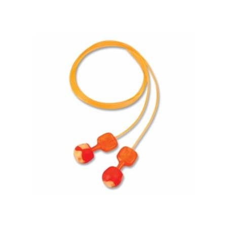Howard Leight TrustFit, Pod Earplugs, Foam, Orange, Corded, 100PK 154-TRUSTFITPOD-30