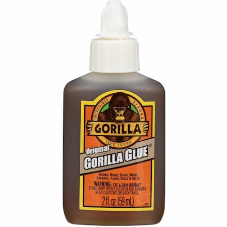 Gorilla Glue All Purpose Glue, Tan, 24 hr Full Cure, 2 oz, Bottle 5000201
