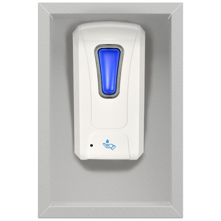 Origin Dispensing Solutions Semi-Recessed-Hand Sanitizer Dispenser-Steel-Beige SR60X04BG