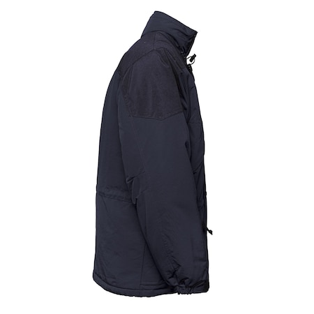 Game Workwear Men's Parka jacket, Game-Tex Heavyweight Nylon Outer Shell, Full Zipper with Storm-Flap, Navy, 4XL 9600