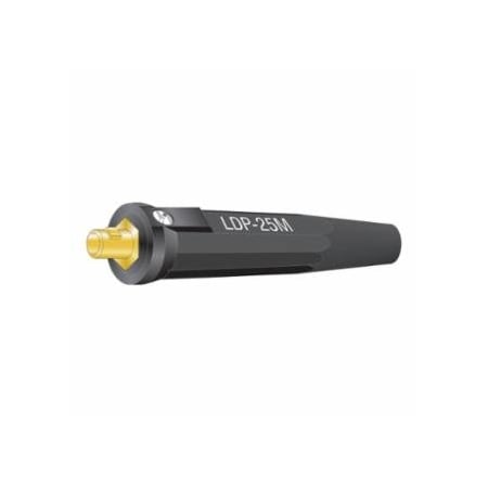 Lenco Small International DINSE Type Machine Plug, Single Oval-Point Screw Connection, 8 to 4 Cable 380-05283