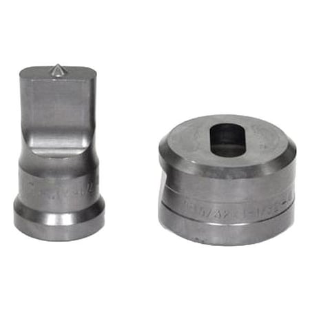 Edwards Oblong Punch & Die Set ED9-PDOB7/16X1