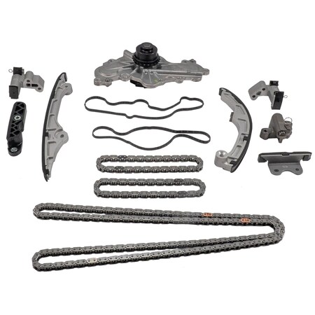 Melling Engine Timing Chain Kit With Water Pump, 3-1047SXHWP
