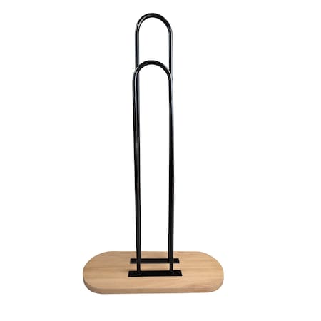 Nahanco Clothes Hanger Stacker, Natural w/ Wooden Base 101N-WD