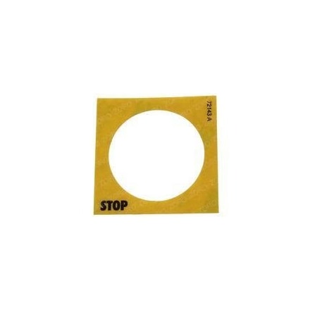 Genie REPLACEMENT DECAL, E-STOP 72143