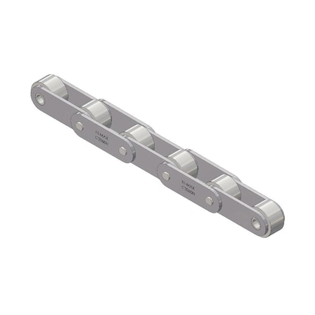 Senqcia Hi-Max Conveyor Series Double Pitch Riv Lg, 50 ft OAL, 1.5P, 7/8 Dia x .5 W C2062HMR50