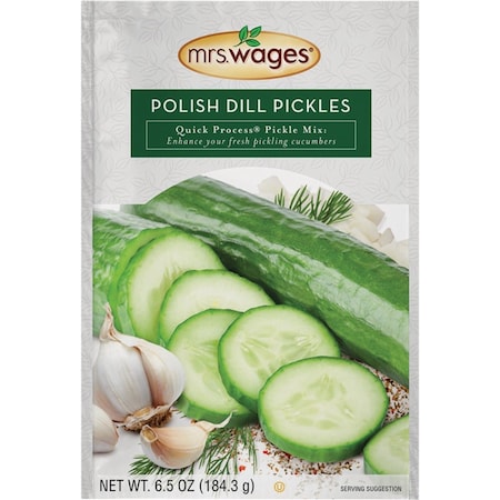 Mrs. Wages Quick Process 6.5 Oz. Polish Dill Pickling Mix W623-J7425