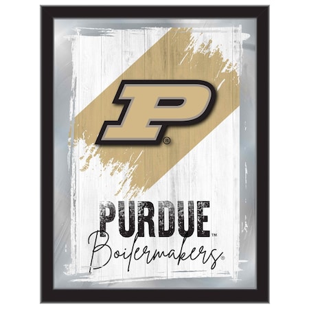 Holland Bar Stool Co Purdue 17inx22in Logo Wall Mirror MLogo