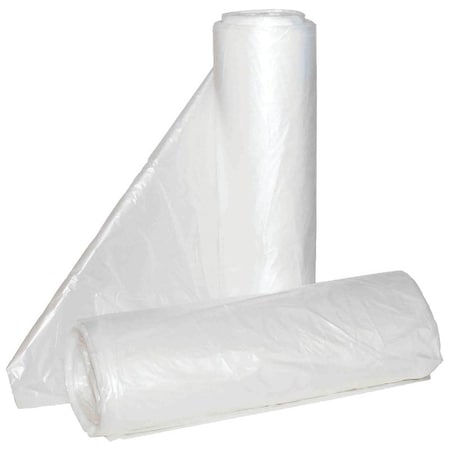 Aluf Plastics HiLene AntiMicrobial Can Liner, 30 x 37 in, 20 to 30 gal Capacity, HDPE, Clear HCR-303713C