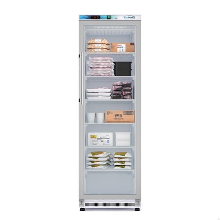 Koolmore 12 Cu. ft. Commercial Freezer with Glass Door in White - Manual Defrost KM-FMD12WGD KM-FMD12WGD