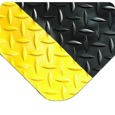 Wearwell Antifatigue Mat, 12 ft L, 2 ft W, Black 415.916x2x12BYL