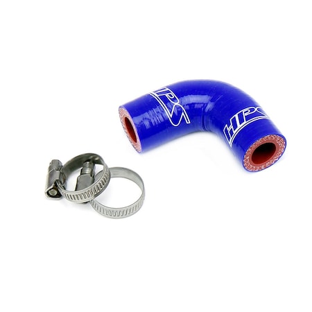 Hps Performance Silicone High Temp Reinforced Oil Cooler Coolant Elbow Hose, Blue, 57-1881-BLUE