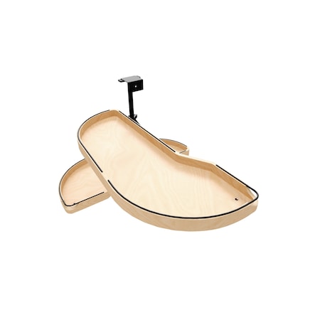 Revashelf Blind Corner Double Girasolo 35-13/16in W Left Soft-close Maple/Black Craftsman 487CC-15-LMB