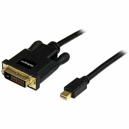 Startech.Com 6FT PASSIVE MINI DP TO DVI-D SINGLE-LINK CABLE 1080P 60HZ; MDP 1.2 HBR2; EDID - MDP2DVIMM6B