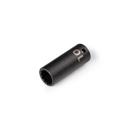 Tekton 1/4 Inch Drive x 10 mm Semi-Deep 12-Point Impact Socket SID04310