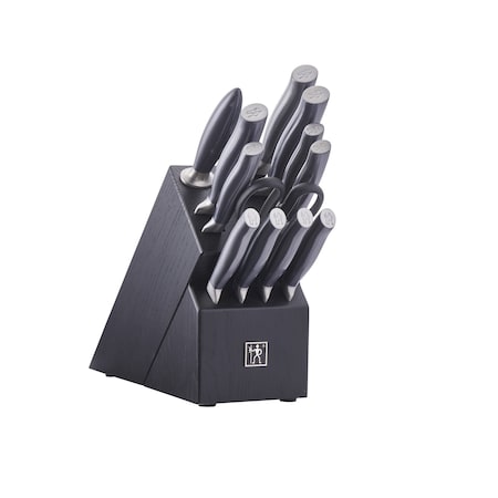 Henckels Graphite 13-pc Knife Set with Block, Black, Stainless Steel 1011027