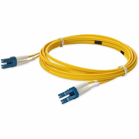 Add-On 5M LC TO LC YELLOW OS2 DUPLEX LSZH SMF FIBER PATCH CABLE ADD-LC-LC-5M9SMFLZ