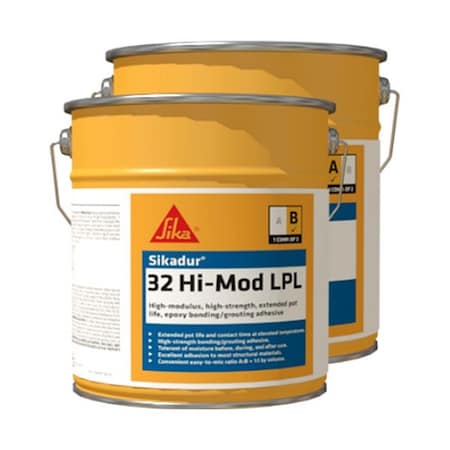 Sika Epoxy Adhesive, Sikadur 32 LPL Series, Pail, 1:1 Mix Ratio 403004