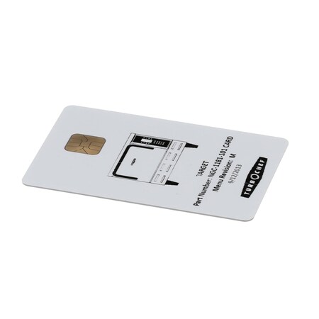 Turbochef Menu/Smart Card, Programmed, Target, NGC NGC-1181-101 CARD