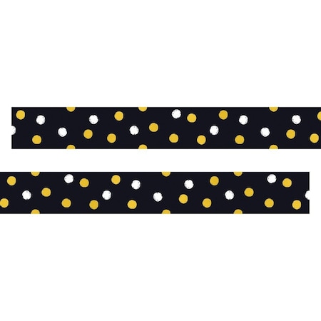 Trend Enterprises I Heart Metal Dots Bolder Borders®, 35.75 Feet/Pack, PK6 T85600