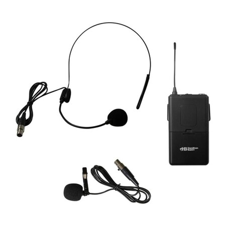Ezgeneration 918.7 MHZ Frequency Belt Pack with Lapel Mic & Head Worn Mic for Venu100A EZ2981957