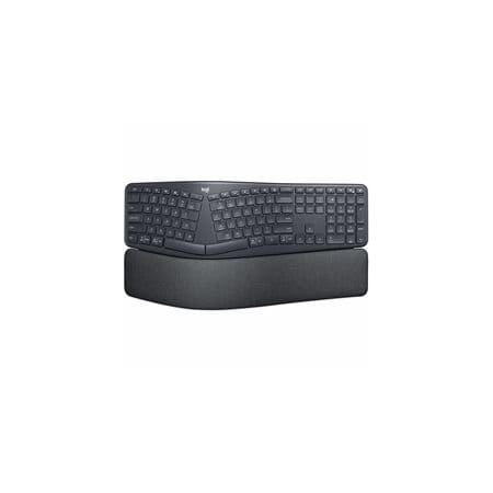 Logitech USB Computer Keyboard, Graphite, 1.89" H 920-010175