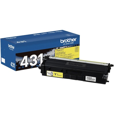 Brother Yellow Toner Cartridge 1,800 Yield TN431Y