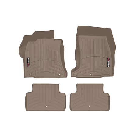 Weathertech Tan, Front and Rear Floorliners 4516941-4514792