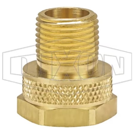 Dixon The Right Connection BMA Garden Hose Adapter, 3/4-11-1/2 x 1/2 in Nominal, FGHT x MNPTF End Style, 5031208C