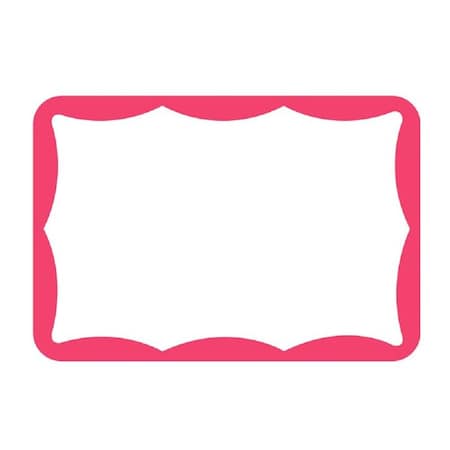 Accuform NAME BADGE LABELS 2 14 in X 3 12 in DNA134RD