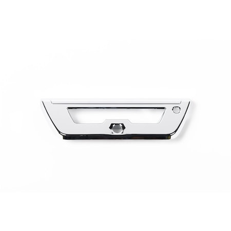 Putco Tailgate Handle Cover, Chrome Plated; ABS Plastic; With Push Button Tailgate Assist/ Back-Up Camera 401080