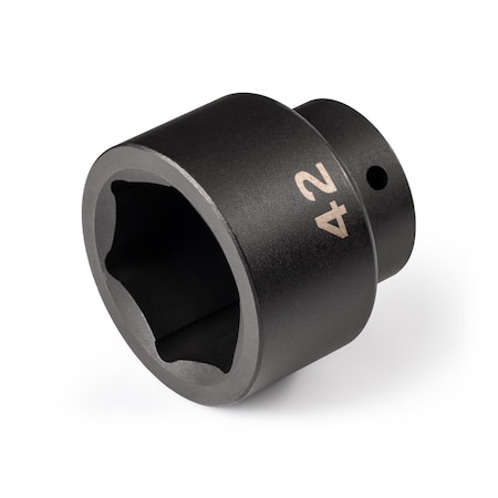 Tekton 1/2 Inch Drive x 42 mm Shallow 6-Point Impact Socket SID22142
