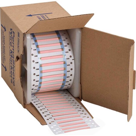 Brady PermaSleeve Heat Shrink Wire and Cable Labels 3/32 in. for 3 in., 1 in. Pink Double-Sided 3PS-094-2-PK-S-2