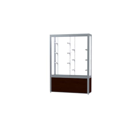 Ghent Display Case 48x66x16, White, Satin 10404WB-SN-W