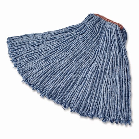 Rubbermaid Commercial Dura Pro Blend Wet Mop, Cotton/Rayon/Synthetic, Medium, Blue FGF51700BL00