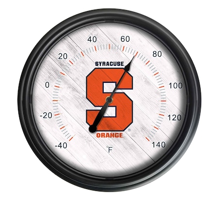 Holland Bar Stool Co Syracuse University Indoor/Outdoor LED Thermometer ODThrm14BK-08Syrcse