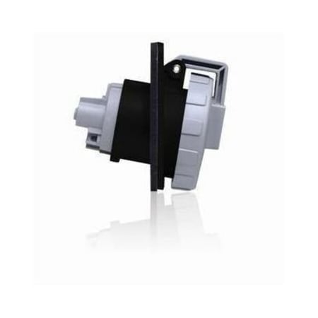 Leviton Industrial Grade Receptacle, Watertight, 20 Amp, 347/600 Volt 3-Phase WYE 520R5W