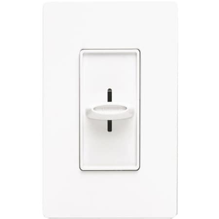 Skylark Lutron Skylark 1.5 amps Slide Fan Control White 1 pk SFSQ-FH-WH