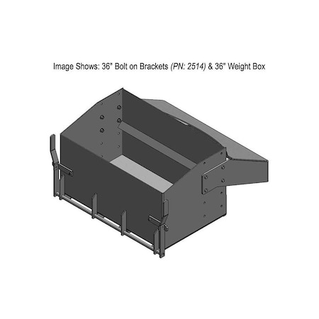 K&M Mfg 36-In. Bolt on Brackets (BOB) Kit for John Deere 8R/8RT Series Green Powder Coat 2514